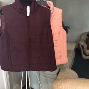 Two brand new New York and Company vest size XXL